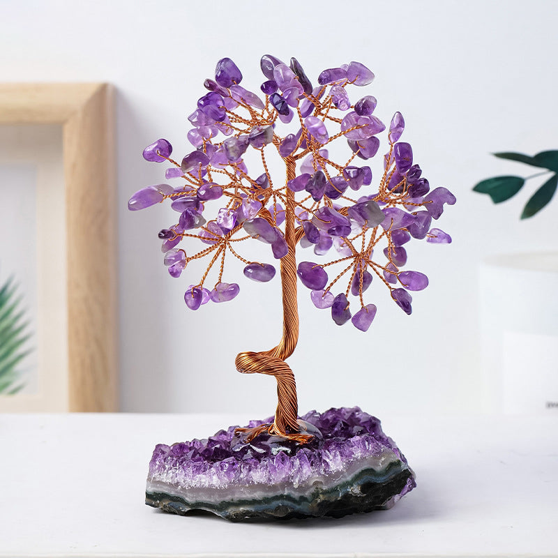 GEMYTHS Amethyst Feng Shui Tree Of Energy Purification