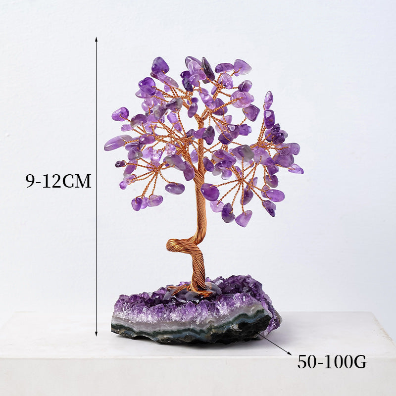 GEMYTHS Amethyst Feng Shui Tree Of Energy Purification