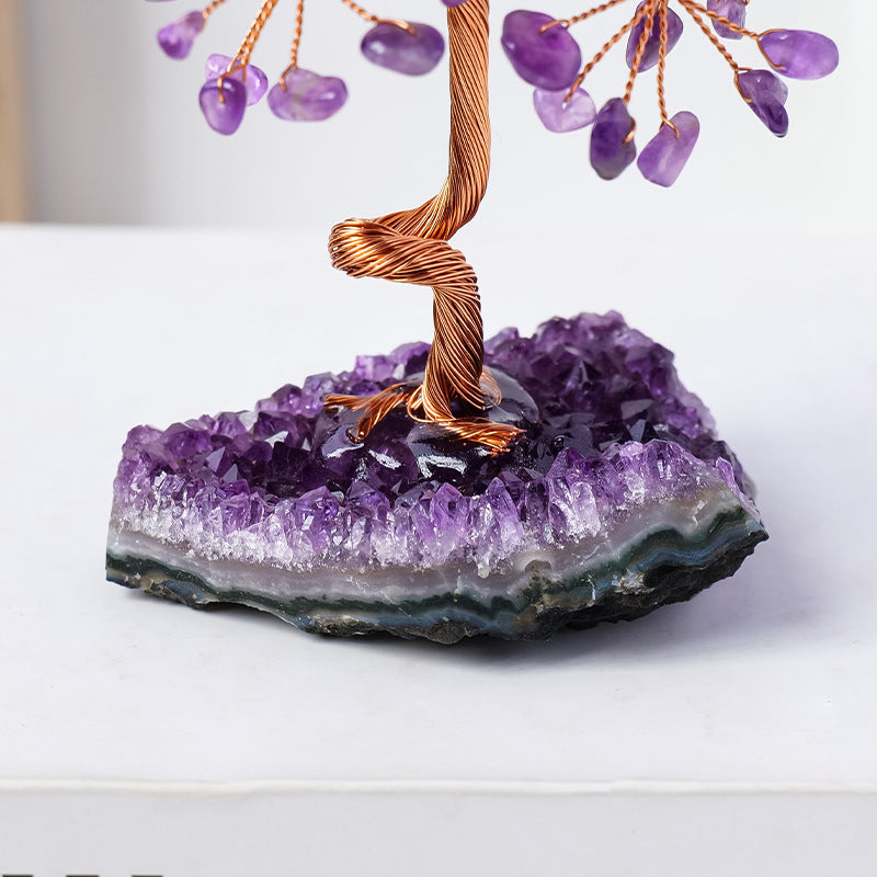 GEMYTHS Amethyst Feng Shui Tree Of Energy Purification