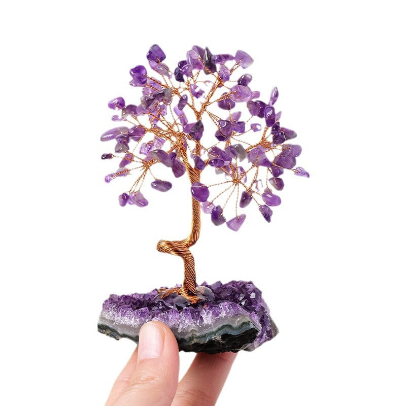 GEMYTHS Amethyst Feng Shui Tree Of Energy Purification