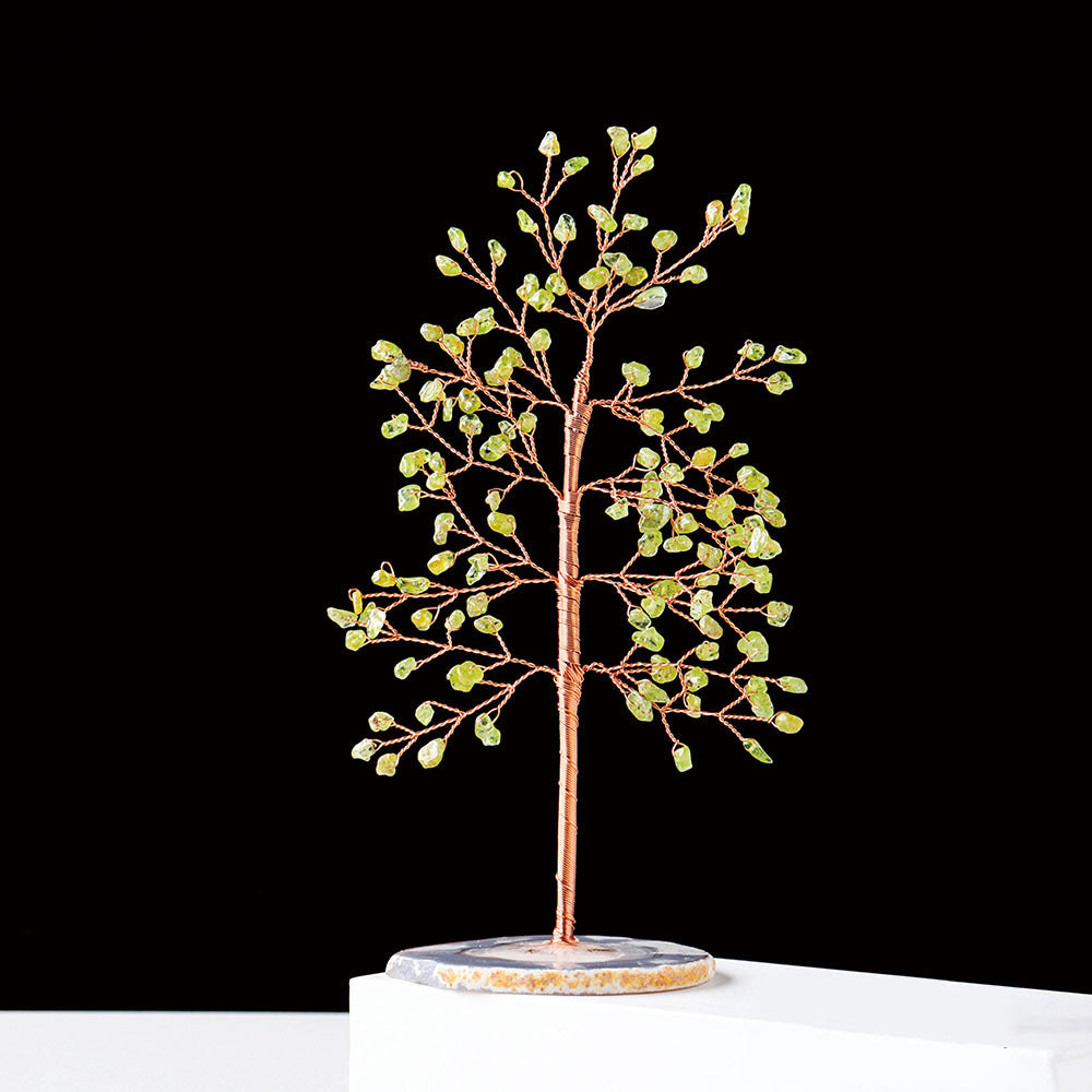 GEMYTHS Peridot Feng Shui Tree Of Prosperity And Good Fortune