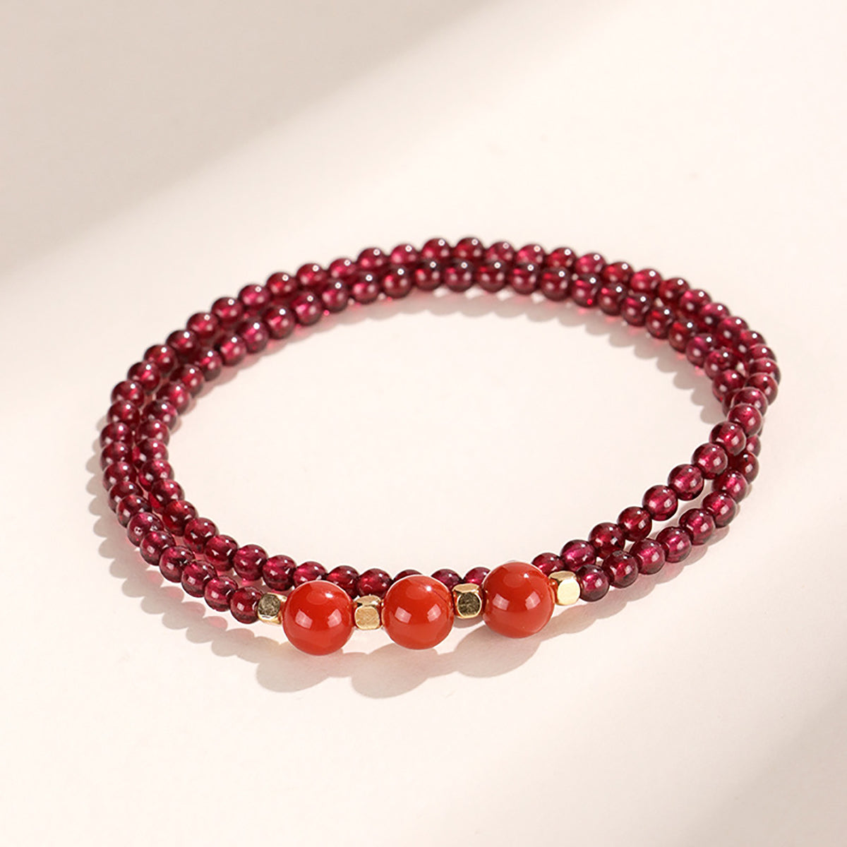 GEMYTHS Garnet Bracelet For Beauty and Vitality