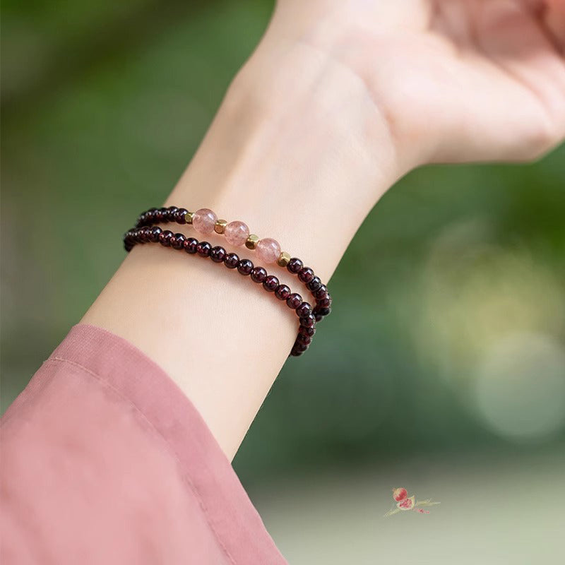 GEMYTHS Garnet Bracelet For Beauty and Vitality