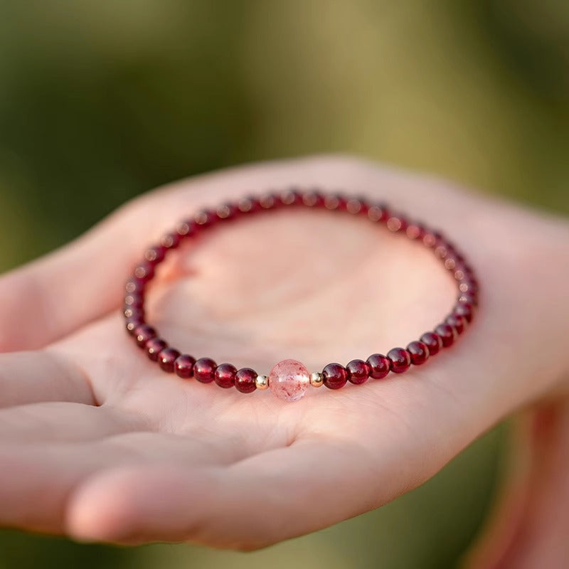 GEMYTHS Garnet Bracelet For Beauty and Vitality