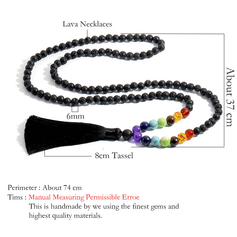 GEMYTHS 7 Chakra Mala Necklace