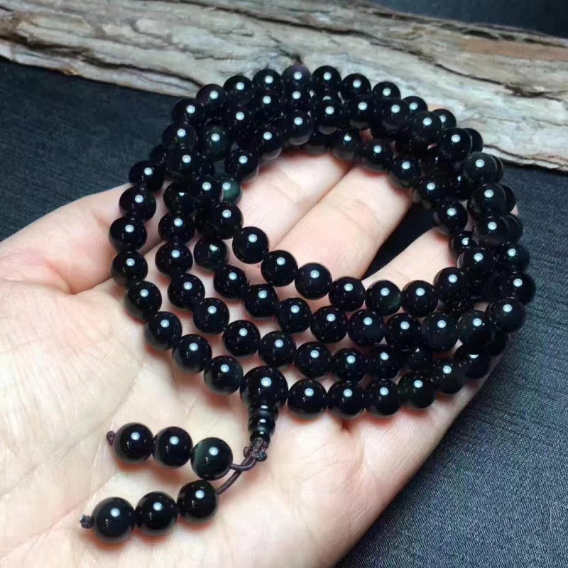 GEMYTHS Black Obsidian Bracelet Of Gentle Calming