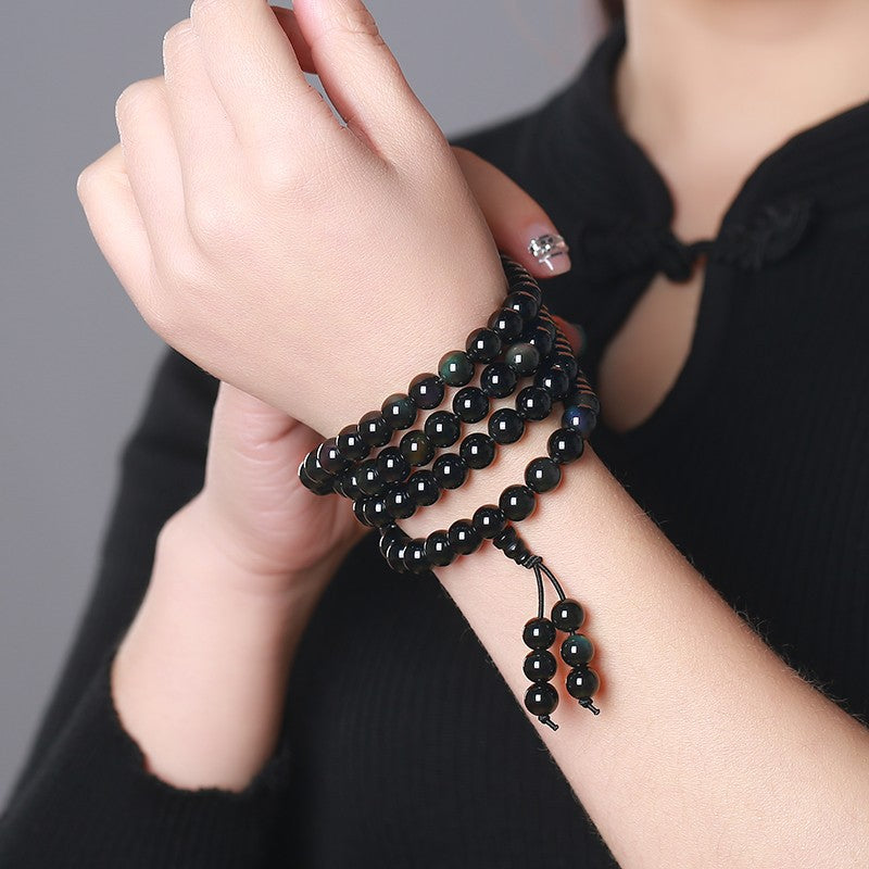 GEMYTHS Black Obsidian Bracelet Of Gentle Calming