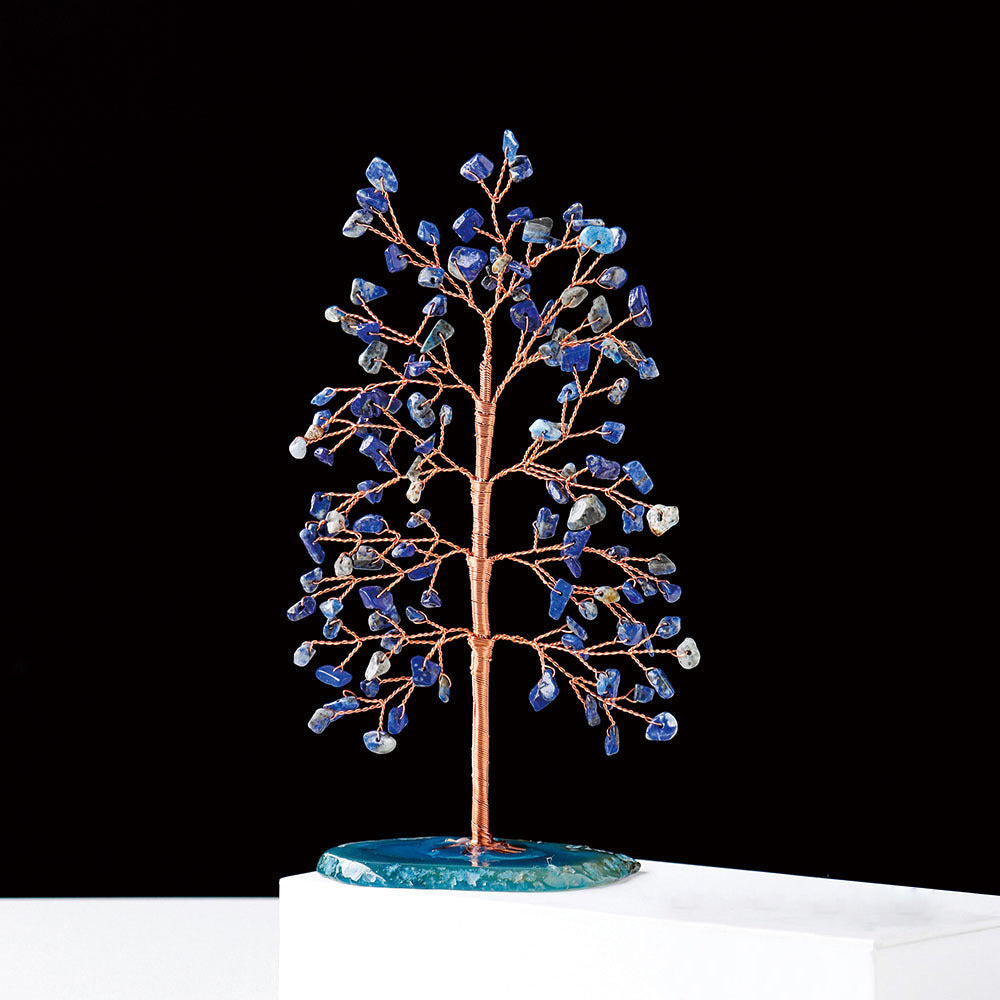 GEMYTHS Lapis Lazuli Feng Shui Tree Of Wisdom
