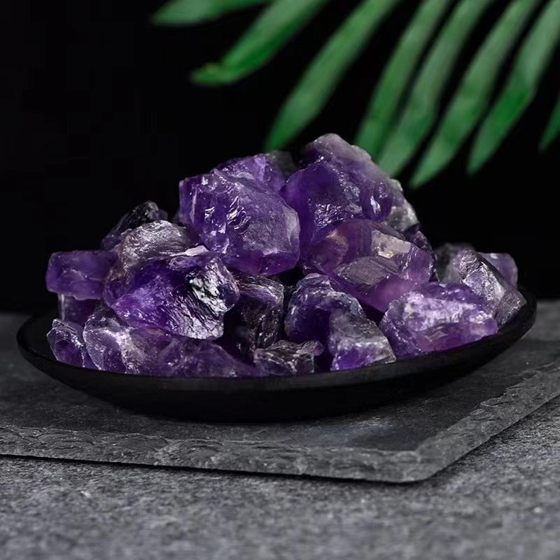 GEMYTHS Amethyst Nature Crystal Stone Raw Stone