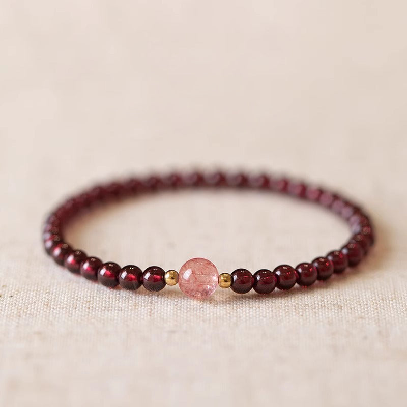 GEMYTHS Garnet Bracelet For Beauty and Vitality