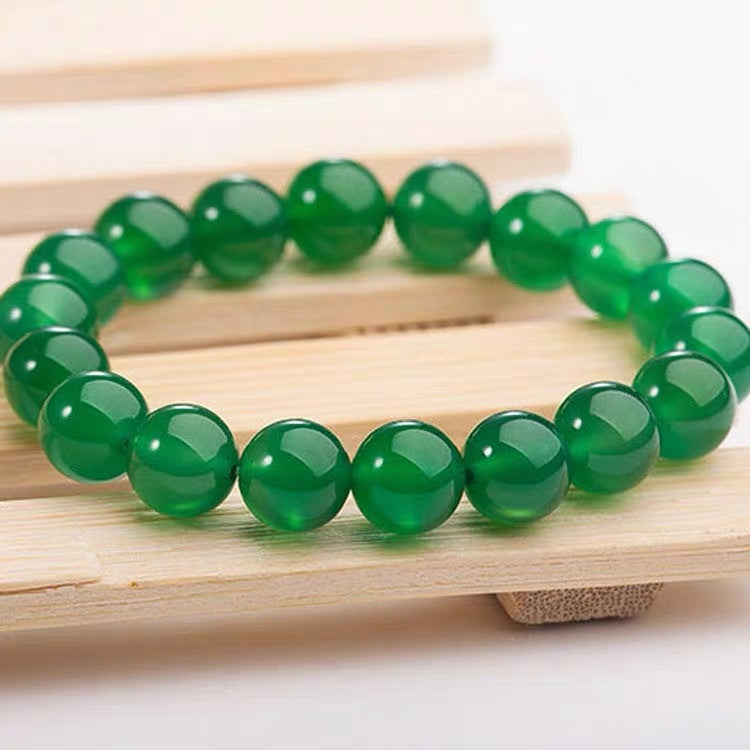 GEMYTHS Green Agate Bracelet For Elegance and Tranquility